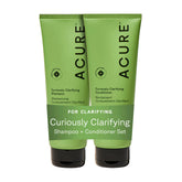 Acure Curiously Clarifying Shampoo bottle with lemongrass aroma for scalp refresh