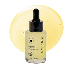 Acure huile d argan Essentielle pour le visage — hydratation légère et éclat naturel.