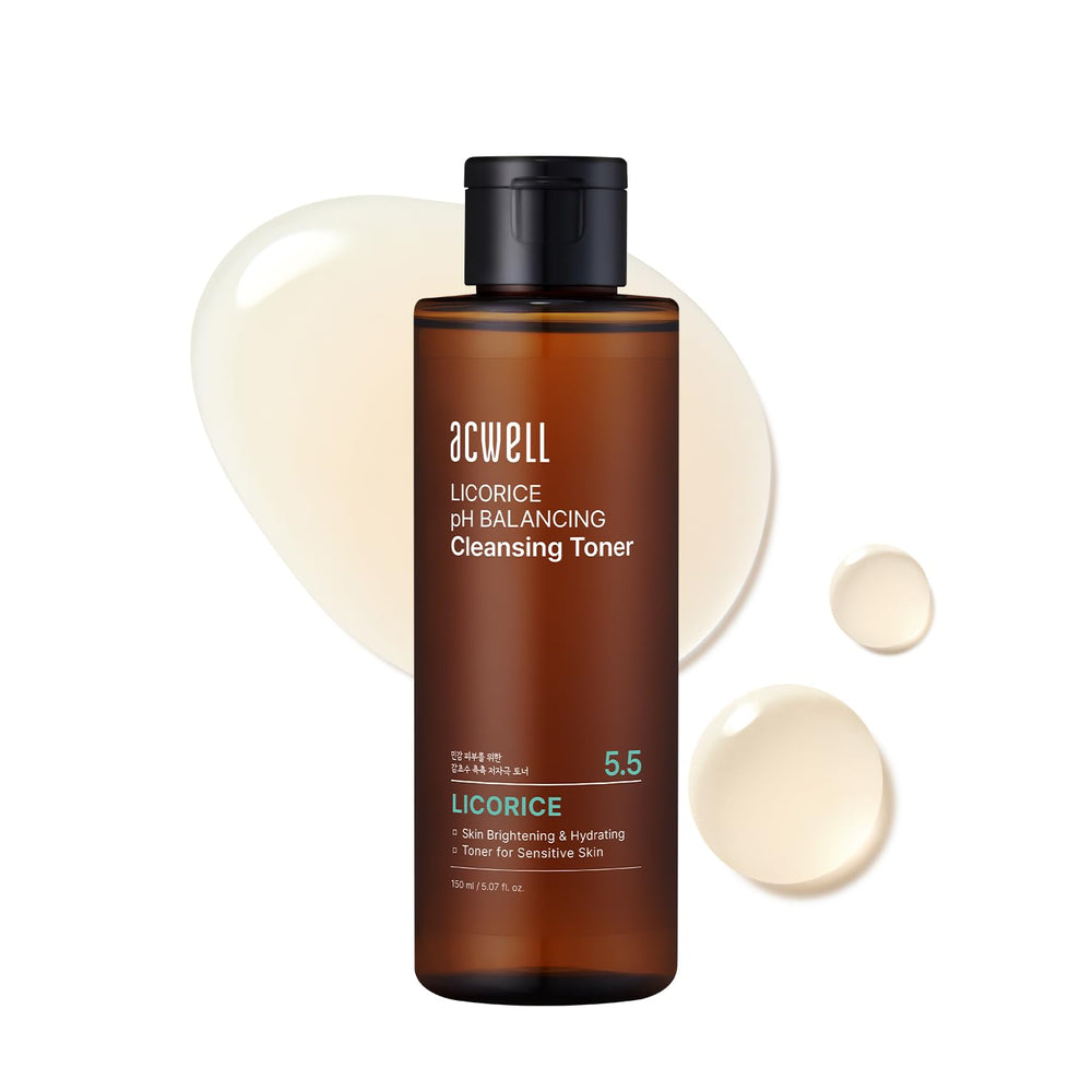 ACWELL tonique réglisse, bouteille, convient pour rééquilibrer le pH et hydrater légèrement.