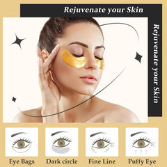 Patchs Adofect Yeux – application sur la peau pour hydratation ciblée et revitalisation.