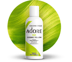 Adore-bouteille-colorant-cheveux-jaune-cosmique, couleur vive et durable.