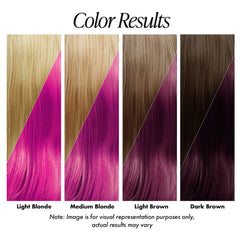Adore Color Semi-Permanent Rose Néon, pigmentation intense et tenue.