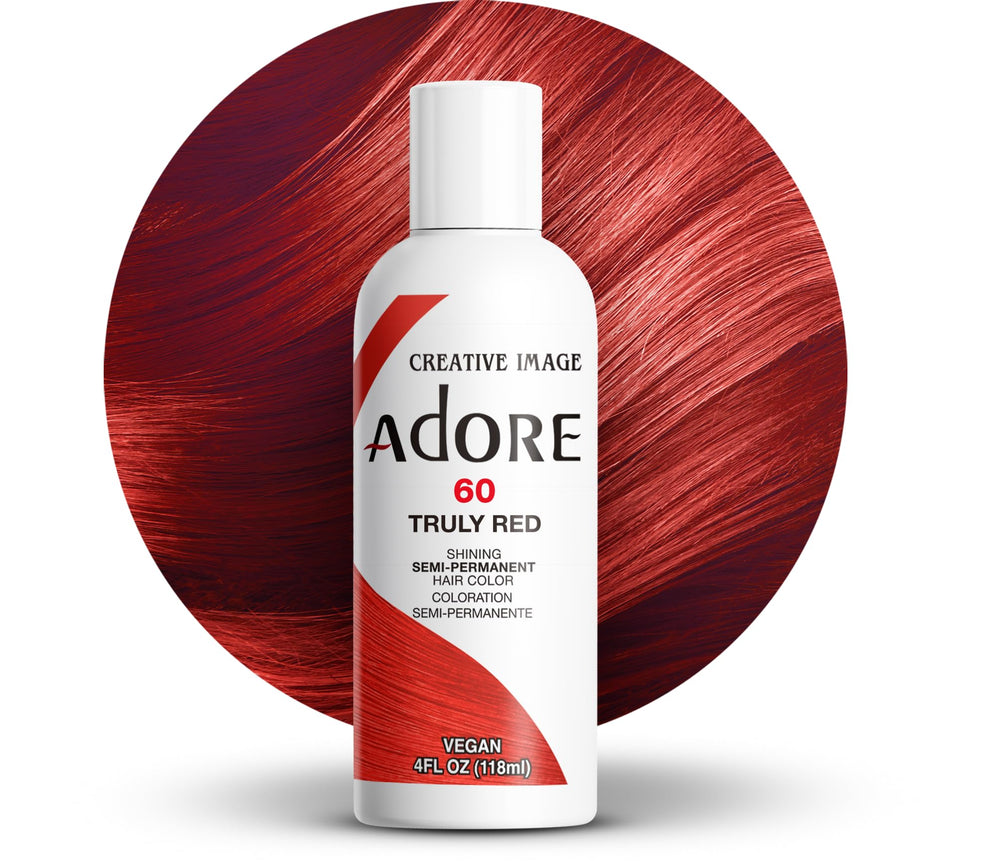 Adore 060 Truly Red : bouteille prête à l’emploi pour rouge intense.