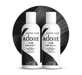 Adore Coloration Off-Black Bouteille: couleur riche et couverture homogène.