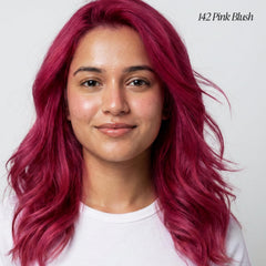 Adore Rose-Blush en application directe sans mélange sur cheveux, couleur uniforme