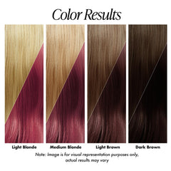 Adore Rouge Rageant, application cheveux facile et uniforme sur toutes textures.