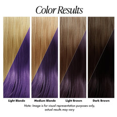 Adore résultat teinte violet africain fini et vibrant.