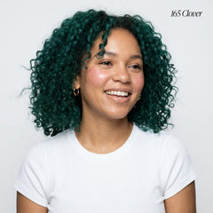 Aperçu avant-après Adore Clover montrant une couleur verte naturelle.