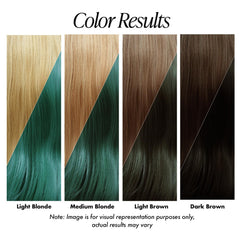Application facile d Adore Clover directement sur les cheveux sans mélange.
