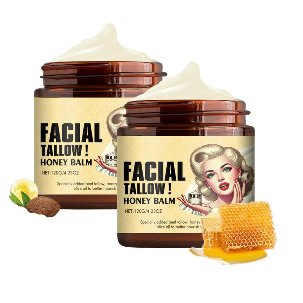 ADUTRY baume tallow miel, duo de pots, hydratation durable.