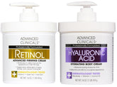Crème Corps Advanced Clinicals au rétinol, texture riche pour hydrater et lisser