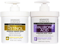 Crème Corps Advanced Clinicals au rétinol, texture riche pour hydrater et lisser