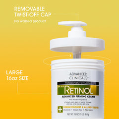 Advanced Clinicals Creme Manuka Honey Corps, crème veloutée, nourrissante pour peaux sèches.