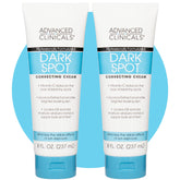 Advanced Clinicals Crème Points Sombres – Bouteille, peut aider à uniformiser le teint et hydrater.