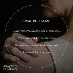 Advanced Clinicals Crème Points Sombres – Visage, usage doux sur les zones à taches.