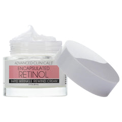 Advanced Clinicals crème visage texture riche, absorption douce et confort durable.