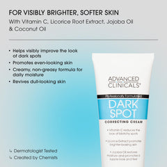 Advanced Clinicals Crème Vitamine C – Texture veloutée idéale pour une application quotidienne.