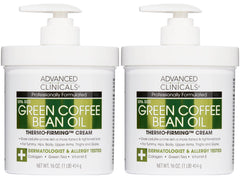 Advanced Clinicals lotion corps café vert hydratation et fermeté potentielles