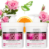 Advanced Clinicals Lotion Rose Bulgare en bouteille de 16 oz offrant hydratation durable