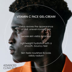 Advanced Clinicals niacinamide-acide-ferulique-squalane aide à uniformiser le teint.