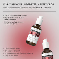 Contour des yeux Advanced Clinicals: application en gouttes pour éclairer le regard.