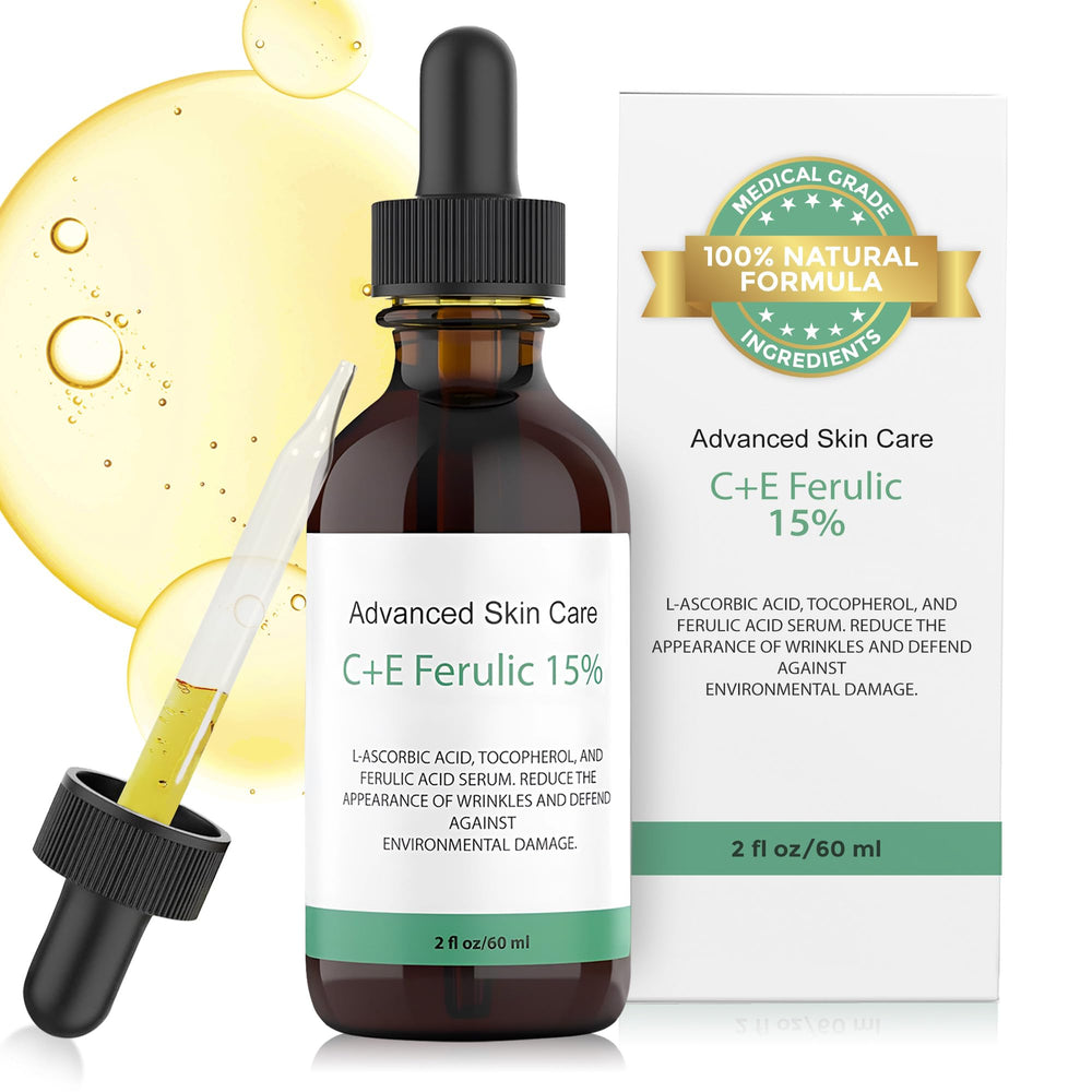 Advanced Skin Care sérum Vitamine C 15% sur flacon, absorption rapide pour le visage