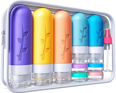 Aeomni ensemble-bouteilles-voyage : ensemble pratique pour transporter vos liquides en voyage.