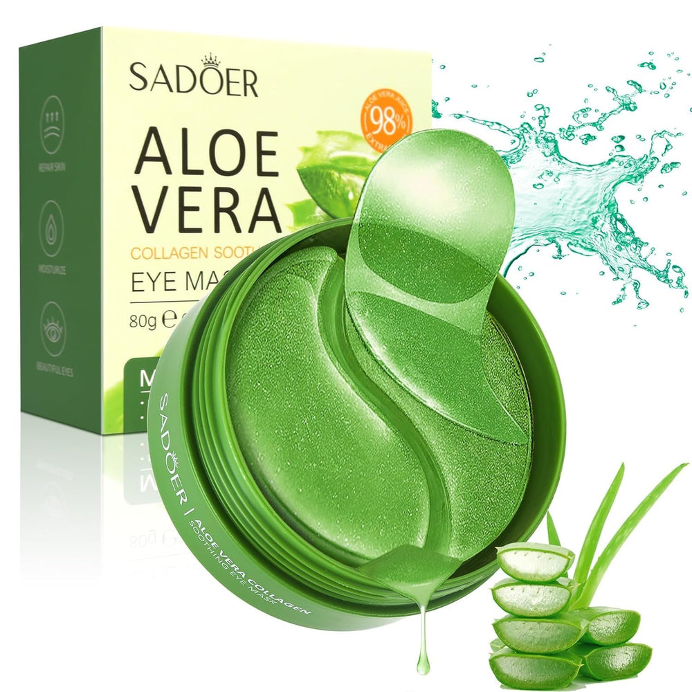 Masque Aero Zen Aloe Vera dans son emballage prêt à hydrater le contour des yeux