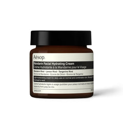 Crème hydratante mandarine d'Aesop – bouteille prête à l'application légère.