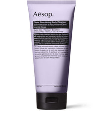 Bouteille aesop-eleos montre creme-douceur hydratante après la douche.