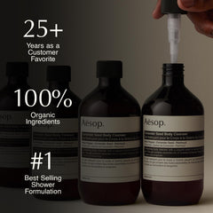 Aesop Nettoyant corporel à la graine de coriandre — arôme épicé-boisé pour une routine vivifiante