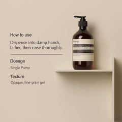 Aesop Resurrection Aromatique : mousse agrume pour une sensation fraîche et hydratante