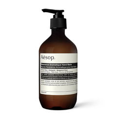 Baume pour les mains Aesop Reverence Aromatique dans son pot, hydratation durable et douceur.