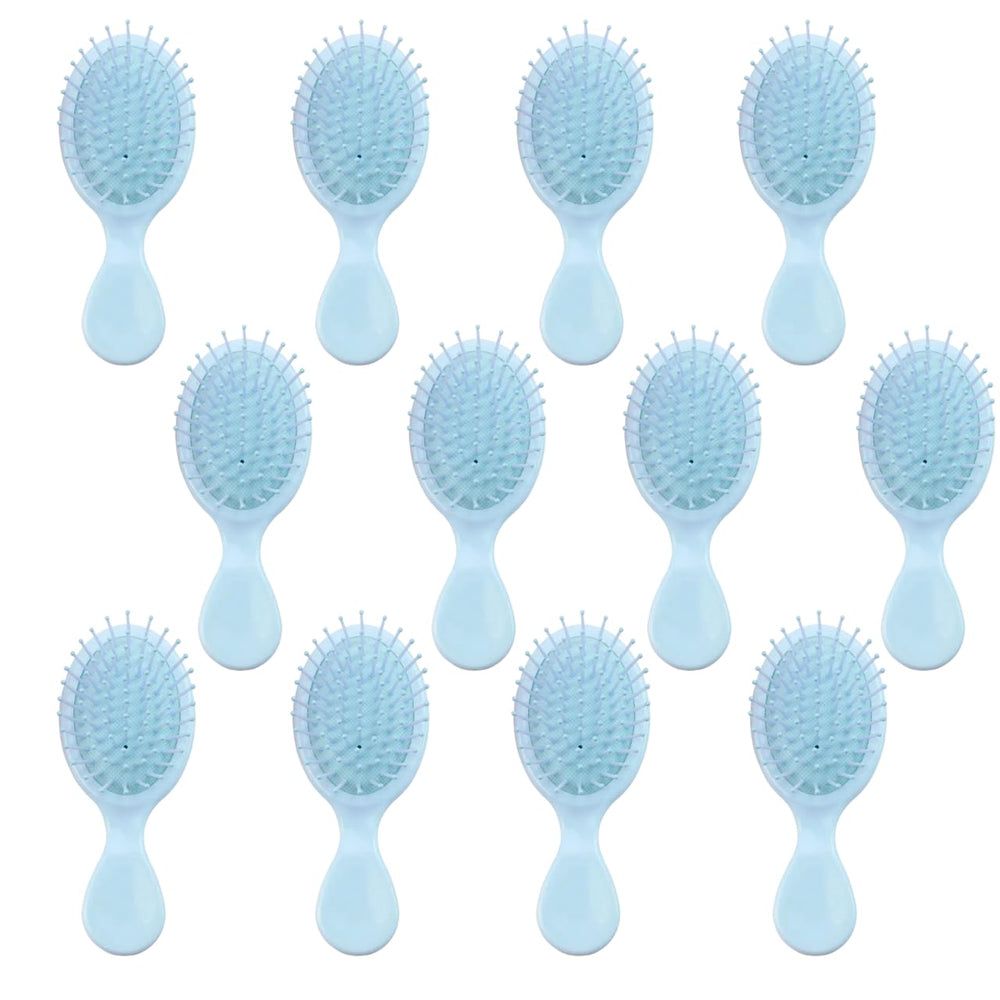 Brosse humide mini AESPAKO en voyage pour démêler en douceur.