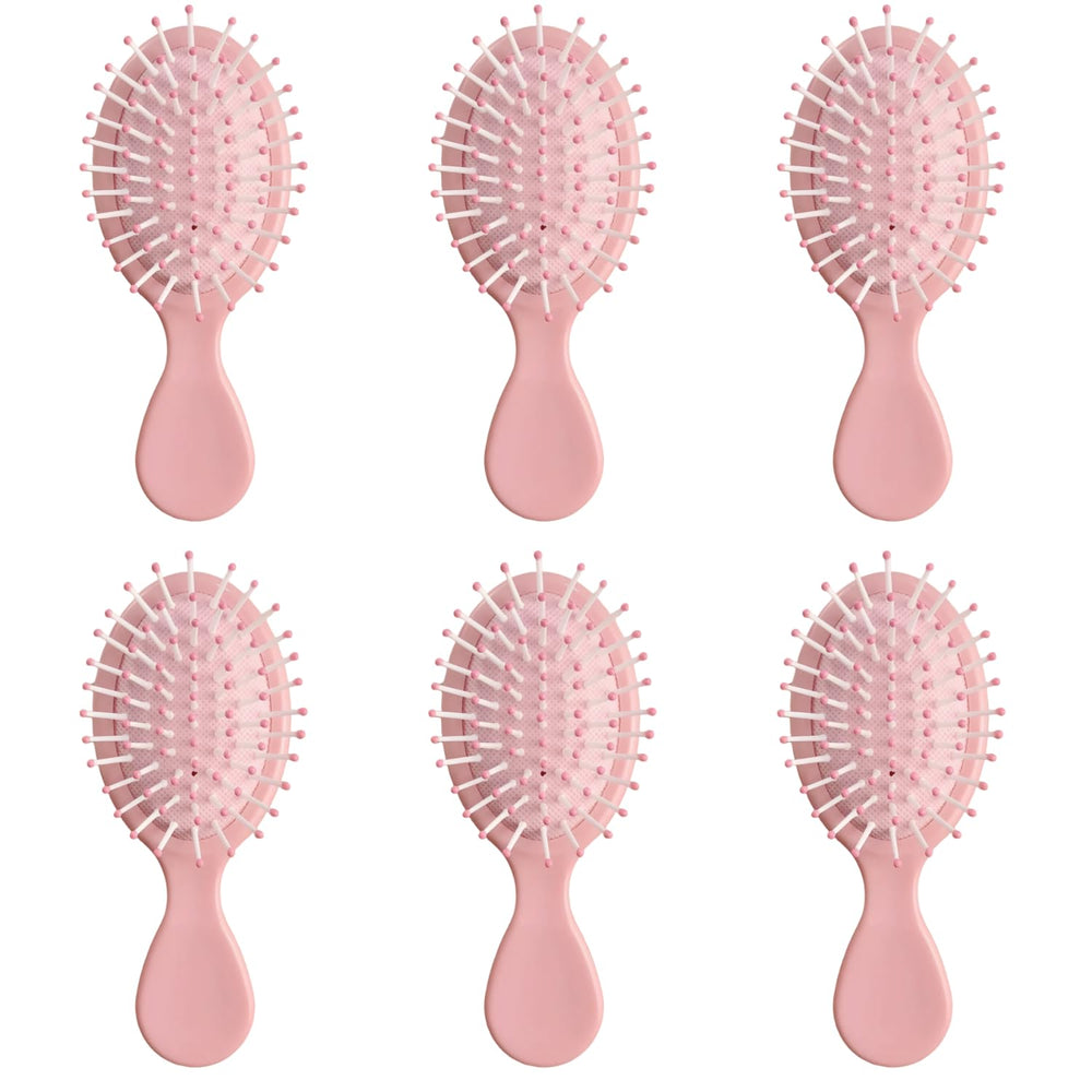 Brosse mini AESPAKO pour cheveux humides, idéale en voyage et déplacements.