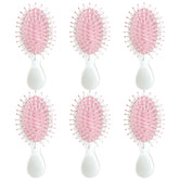 Brosse AESPAKO mini pour cheveux mouillés, pratique en voyage et démêlage en douceur.
