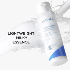 AESTURA ATOBARRIER365 Hydro Essence texture laitueuse prête à l'application.