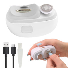 Aethora Essentials coupe-ongles électrique avec DEL pour une coupe précise