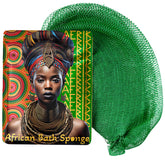 Éponge AFRIKI réseau africain – exfoliation efficace pour la peau.