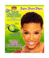 Image du African Pride Texturiseur Olive Miracle pour boucles – définition et soin facilité