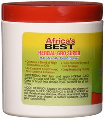 Mélange d'herbes Africa's Best Gro Herbal pour cheveux et cuir chevelu.