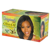 Relaxeur sans soude Originals by Africa's Best à l’huile d’olive, bouteille prête à l’application, cheveux doux et lisses