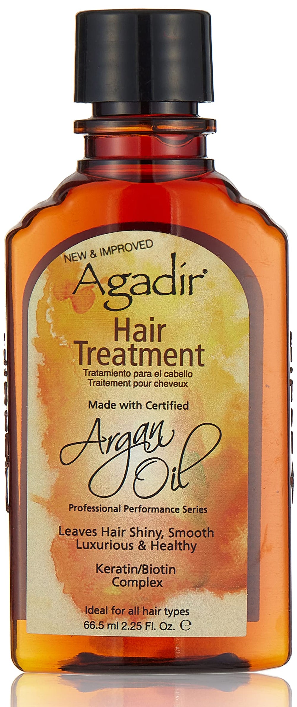 Agadir Huile d’Argan Traitement Cheveux Bouteille, brillance et hydratation