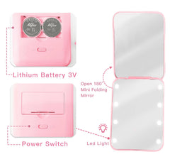 Aganmi Miroir pliable à 180 degrés pour un angle optimal.