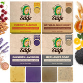 Coffret Age of Sage quatre barres savon, idéal pour routine douceur