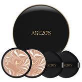 AGE20'S Signature Essence Pact SPF50+, compact ouvert, texture légère et fini lumineux.