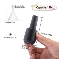 Agidea billes de mélange vernis 15ml noir garantissent un mélange homogène et rapide