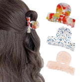 Pinces Agirlvct bleu 2,4 po : maintien sûr pour cheveux fins et courts
