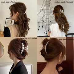 Agirlvct pinces cheveux perles moyennes, style discret et fixation sûre.