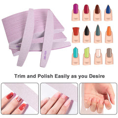 AhaTopia lime-ongles gros grain 100-180: enlève rugosités tenaces.